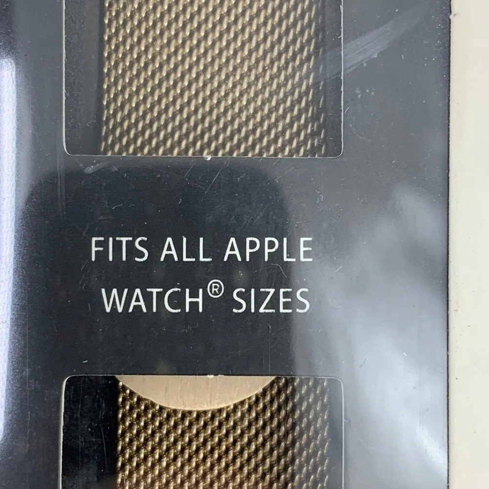 Posh Tech Apple Watch Band Infinity Metal Mesh Strap Fits All‎ Sizes Gold